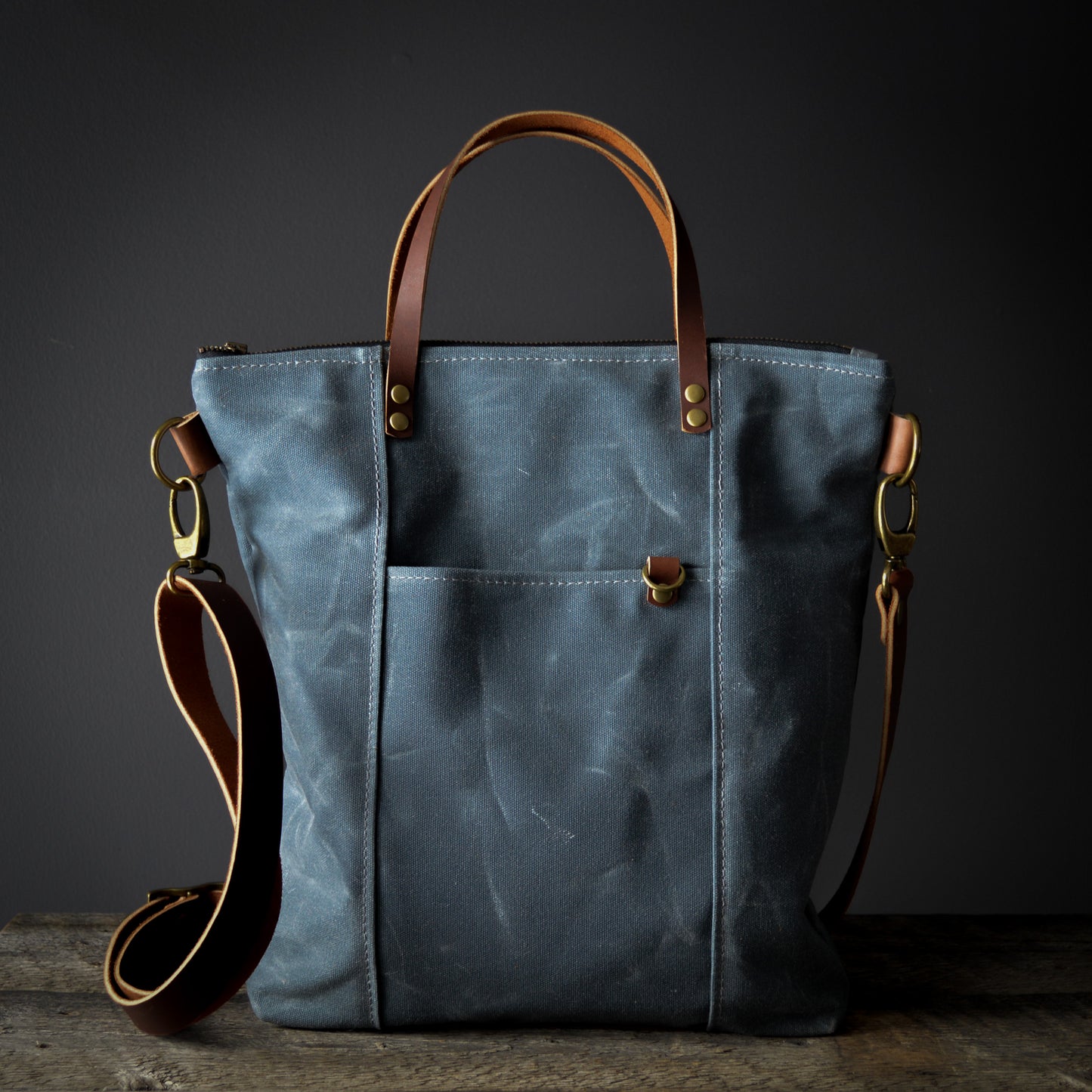 Redwood Tote - Blue Slate