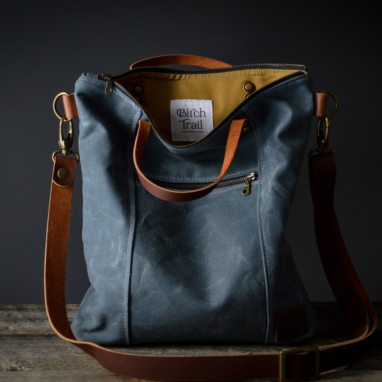 Redwood Tote - Blue Slate