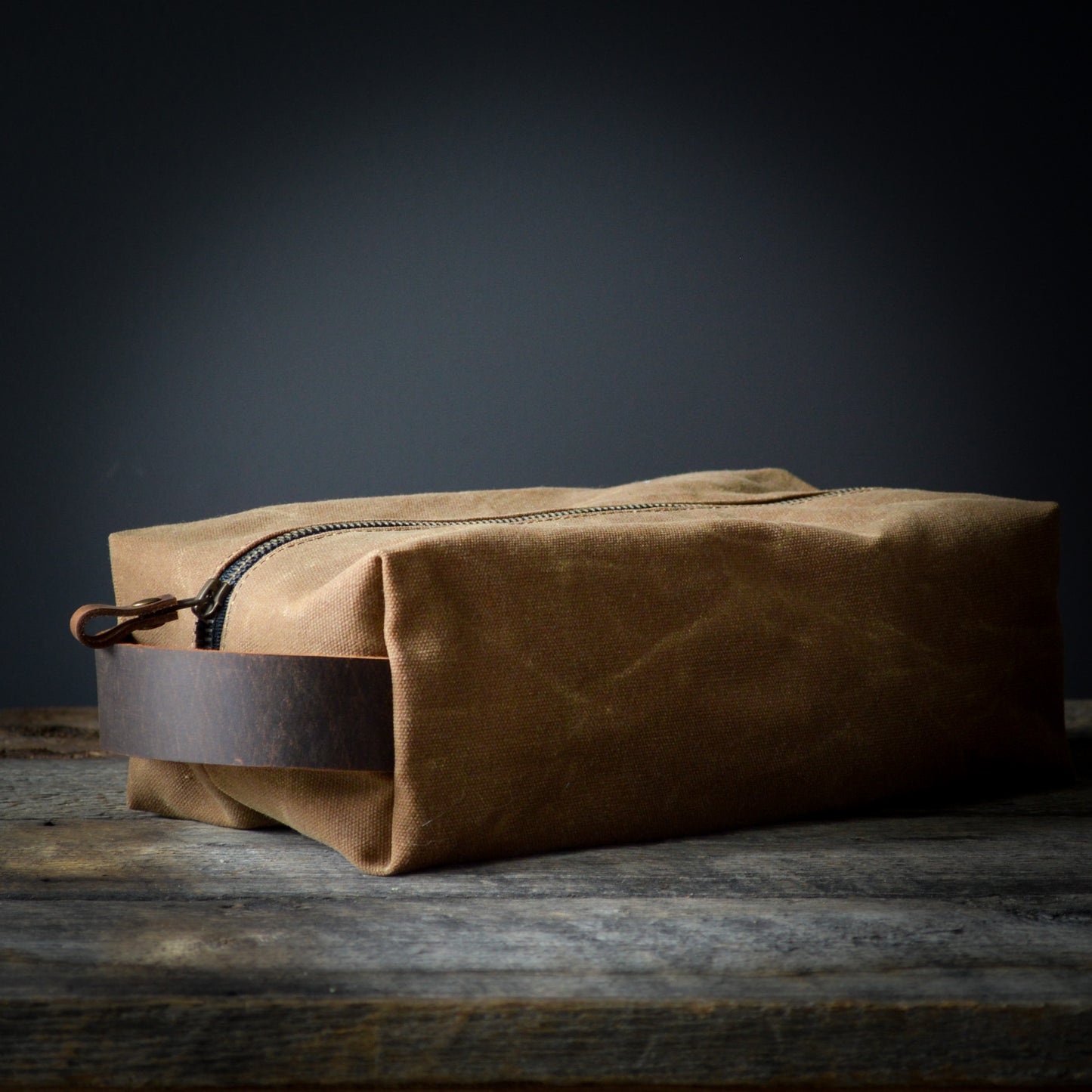 Waxed Canvas Dopp Kit